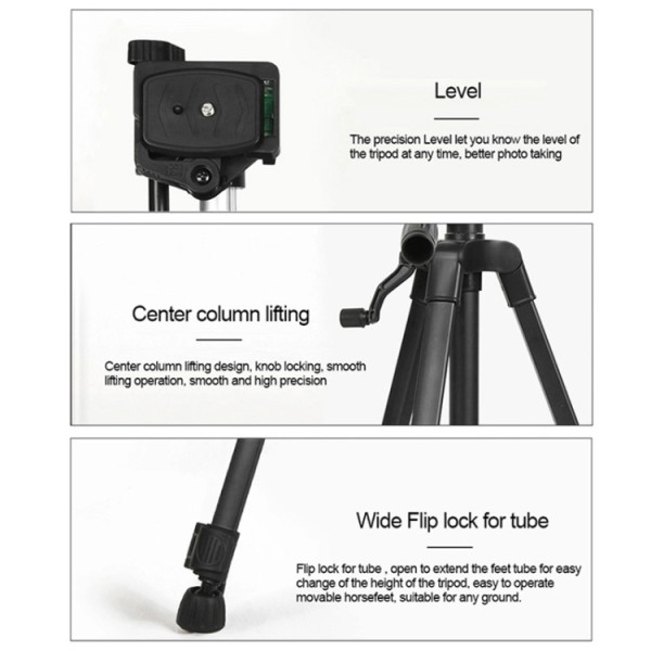 Штатив для смартфона AccPro 3388B Smart black