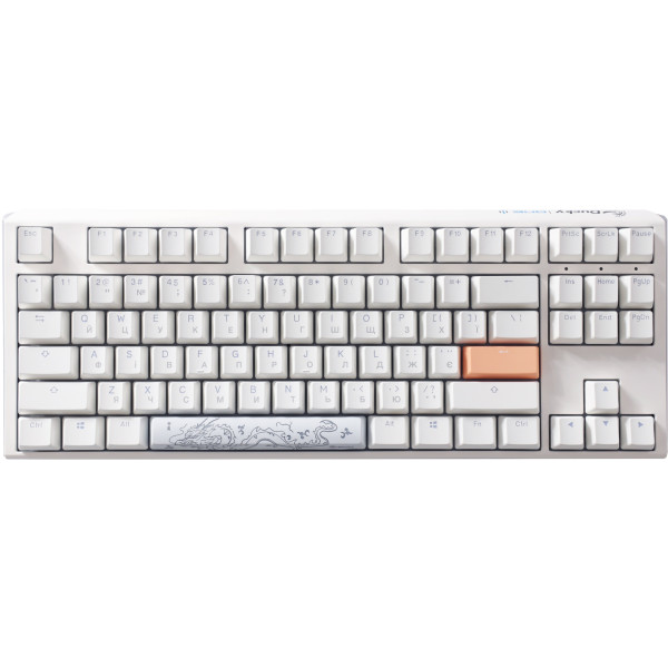 Механічна клавіатура Ducky One 3 TKL Cherry MX Brown RGB White UA