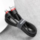 Кабель Baseus Cafule Cable USB для Micro USB 2,4 А, 1 м, червоний та чорний