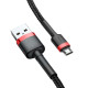 Кабель Baseus Cafule Cable USB для Micro USB 2,4 А, 1 м, червоний та чорний