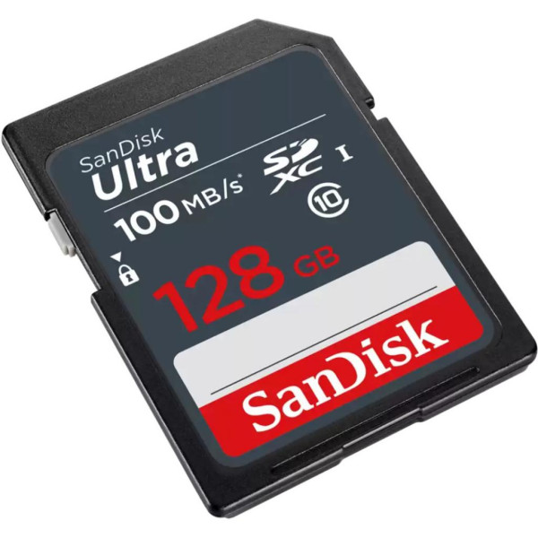 Карта пам'яті SDHC (UHS-1) SanDisk Ultra 128 ГБ класу 10 (100 Мб/с)