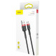 Кабель Baseus Cafule Cable USB для Micro USB 2,4 А, 1 м, червоний та чорний