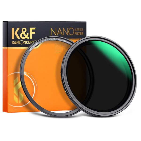 Нейтрально-сірий магнітний фільтр змінної густини ND8-128 82mm K&F Concept Nano-X (KF01.1981)