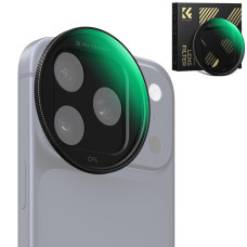 Поляризаційний CPL-фільтр K&F Concept FCA01 для iPhone 17 Pro/17 Pro Max із швидкознімним кріпленням та 28-шаровим покриттям (KF15.0056)