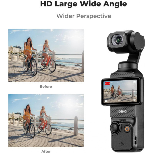 Набор магнитных линз K&F Concept (Wide 1.2X + Anamorphic) для DJI Osmo Pocket 3 (SKU.1799)