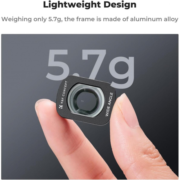Набор магнитных линз K&F Concept (Wide 1.2X + Anamorphic) для DJI Osmo Pocket 3 (SKU.1799)