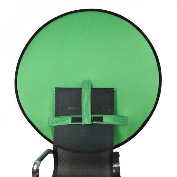 Складний фон на спинку стільця Visico BP-014 Chroma Key зелений (140см)