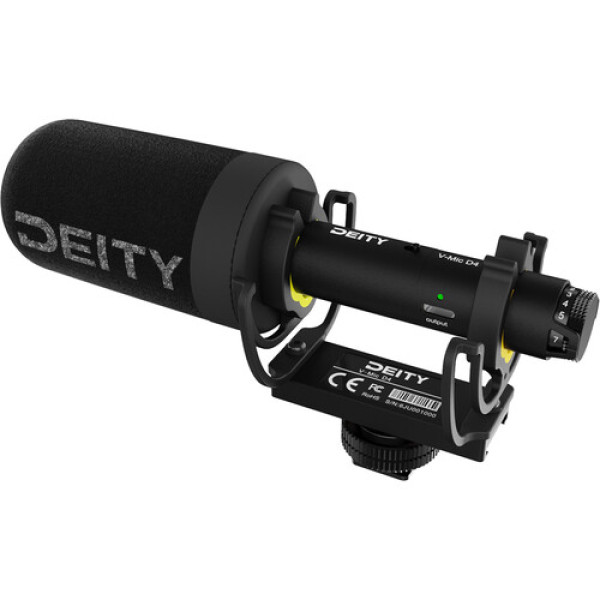 Мікрофони Deity V-Mic D4 гібридний аналоговий/USB-мікрофон з кріпленням на камеру