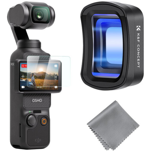Магнитный анаморфный объектив 1.2X K&F Concept для DJI Osmo Pocket 3 Multi-Coated (KF01.2700)