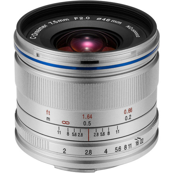 Объектив Laowa 7.5mm f/2 MFT (Standard Silver)