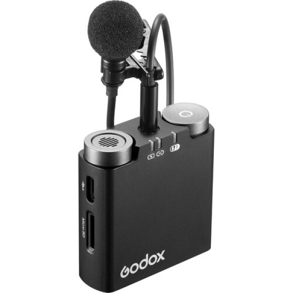 Беспроводная микрофонная система Godox Virso S M2 для 2 человек для камер и смартфонов Sony (2,4 ГГц)