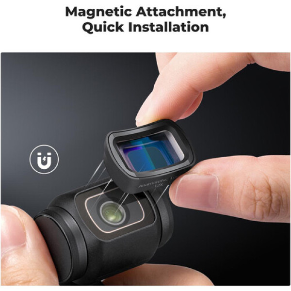Магнитный анаморфный объектив 1.2X K&F Concept для DJI Osmo Pocket 3 Multi-Coated (KF01.2700)