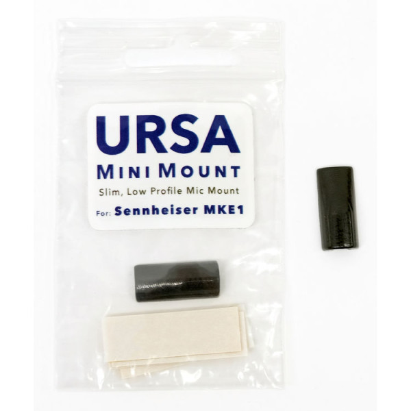 Крепление для петличного микрофона URSA Straps MiniMount для Sennheiser MKE1, черное (U-MM-MKE1-BLK)