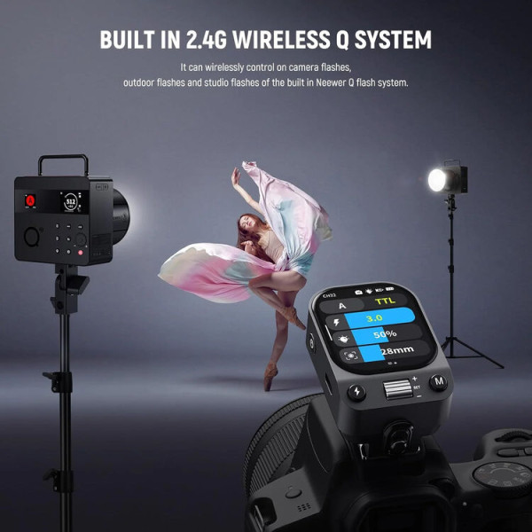 Беспроводной TTL синхронизатор NEEWER QZ-N с сенсорным экраном для Nikon