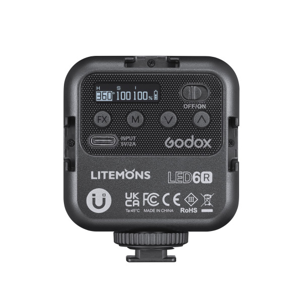 Постійне світло Godox Litemons RGB LED6R (RGB & 3200 to 6500K)