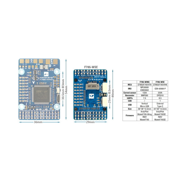 Полетный контроллер Matek F765 WSE