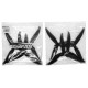 Пропелери GemFan 7037-3 PC 2CW+2CCW (чорний)
