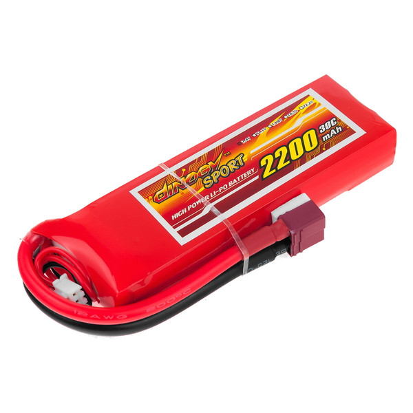 Аккумулятор для радиоуправляемой модели Dinogy Li-Pol 2200 мАч 7.4 В 113x37x17 мм T-Plug 30C