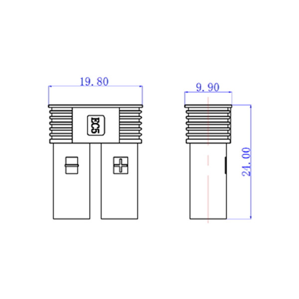 Коннекторы силовые AMASS EC5 Female 2шт