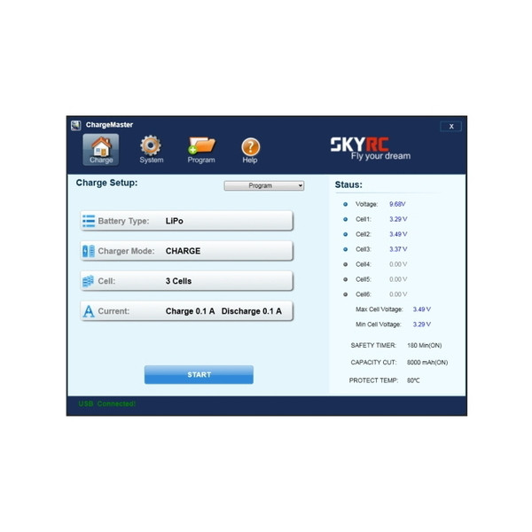 Зарядное устройство SkyRC iMAX B6 mini 6A/60W без/БП универсальное