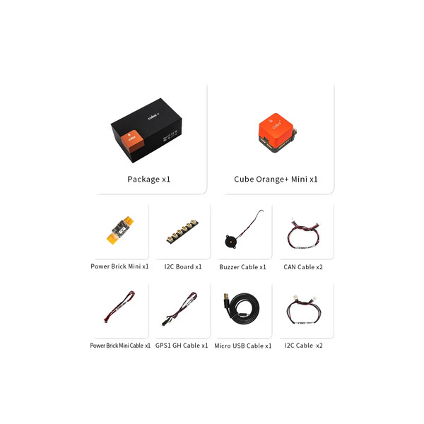 Політний контролер HEX Pixhawk 2.1 Cube Orange+ на платі Mini