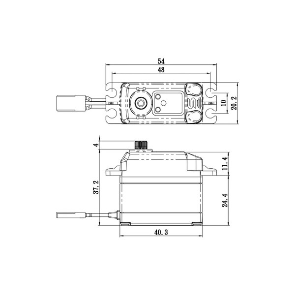 Сервопривід Savox SV-1270TG 8,4В/0,10с/45,0 кг