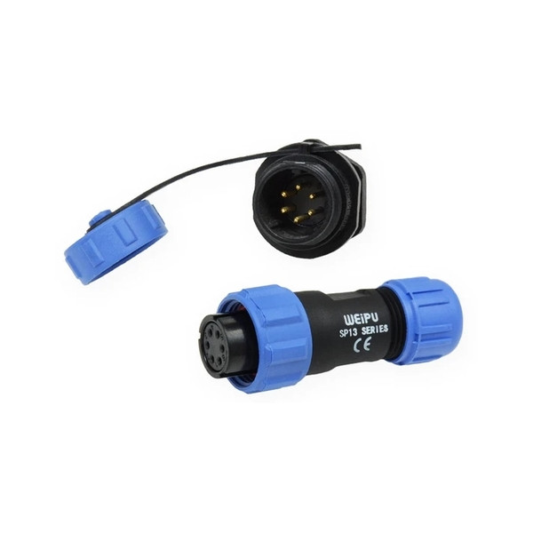 Коннектор WEIPU SP1310/P6 6pin тато IP68