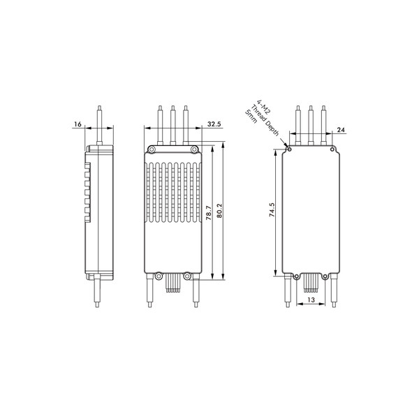 Комбо T-Motor 601-X KV170 двигун MN601-S з регулятором ALPHA 60A 12S (CCW)