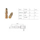 Конектори AMASS GC4010 PLUG 4.0MM Male 3шт