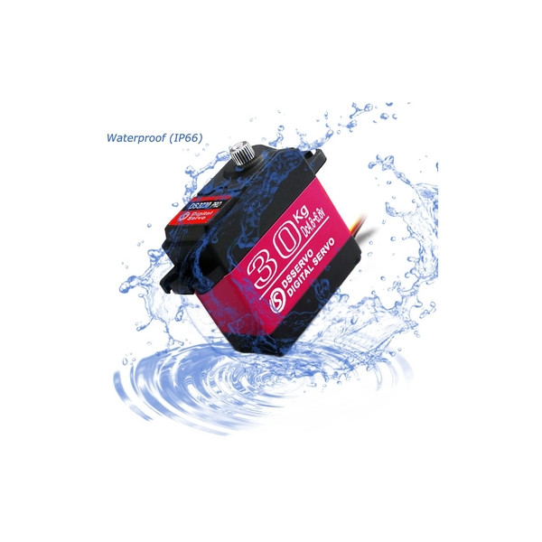 Сервопривод стандарт 60г DSServo DS3230PRO 38кг/0,09сек/6.8В 25T цифровой IP66 (180)
