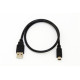 Кабель USB A do mini-B 0,5м