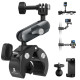 Кріплення K&F Concept Super Clamp з подвійною кульовою головкою 360° для камери, смартфона та екшн-камери (KF31.204)