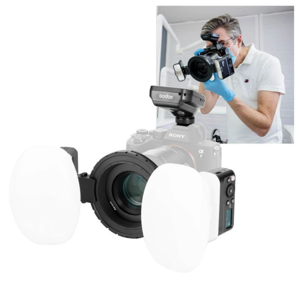 Стоматологічний макроспалах Godox MF12-DK1 для камер Sony