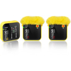 Бездротовий петличний мікрофон (жовтий) 348C Yellow 1v2