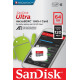 Карта пам'яті microSDXC (UHS-1) SanDisk Ultra 64 Гб класу 10 A1 (120 Мб/с)