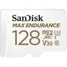 Картка пам'яті microSDXC (UHS-1 U3) SanDisk Max Endurance 128 ГБ клас 10 V30 (100 Мбіт/с) (адаптер SD)