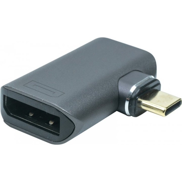 Адаптер PowerPlant USB Type-C - DisplayPort, 8K, 60 Гц чорний (CA914265)