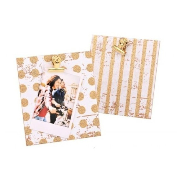 Фоторамка Fujifilm INSTAX MINI/SQUARE CLIP FRAME Gold (70100139074)
