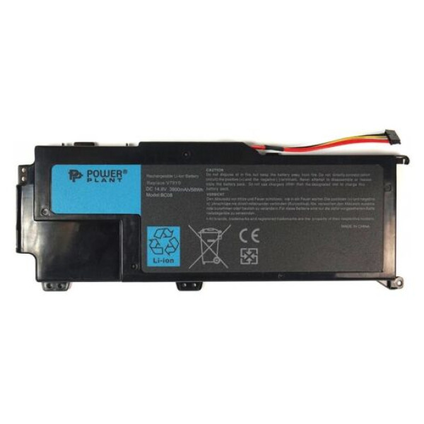Аккумулятор PowerPlant для ноутбуков DELL XPS 14z (V79Y0) 14.8V 3800mAh