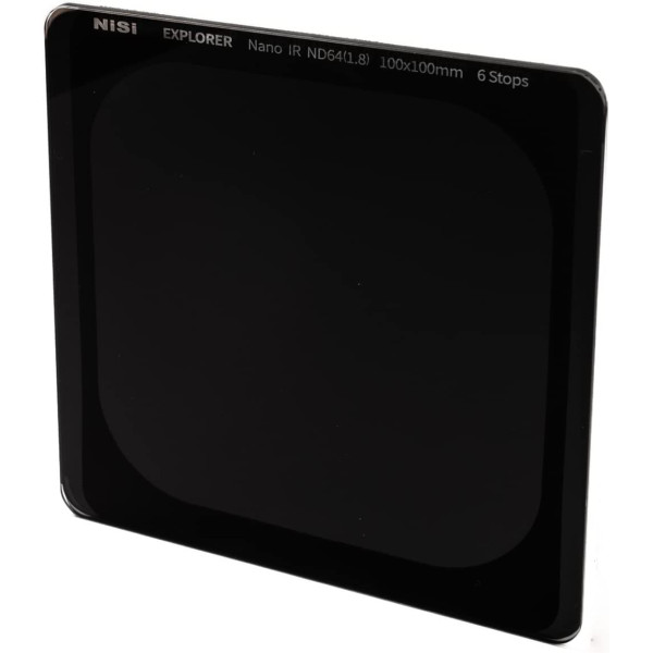 Фильтр NiSi ND64 100x100mm Коллекция Explorer IR ND | Закаленное стекло 6-ступенчатый фильтр нейтральной плотности | Длинная выдержка и пейзажная фотография