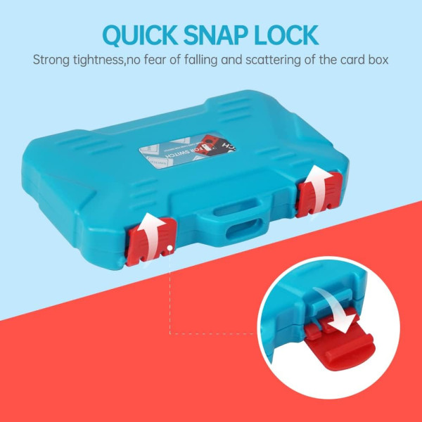 Защитный противоударный чехол Lynca KH10S для игровых карт Nintendo Switch и NS NX Hard Shell (голубой)