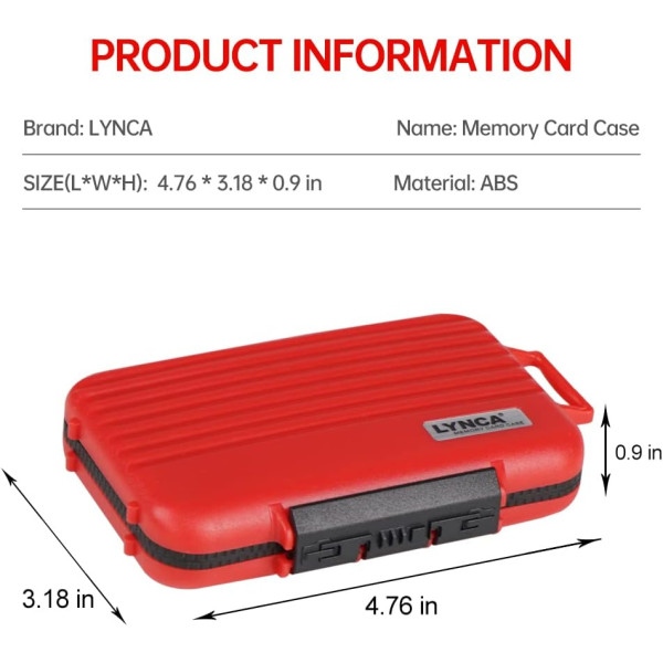 Футляр для карт памяти Lynca KH6