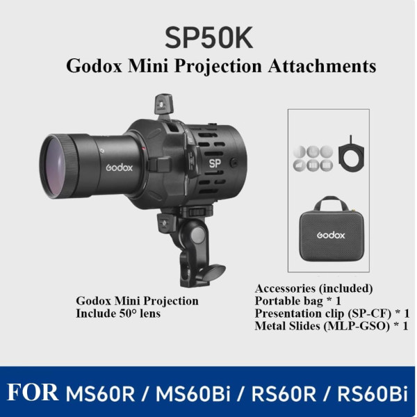 Проекційна насадка Godox для MS60Bi & MS60R (SP50K)