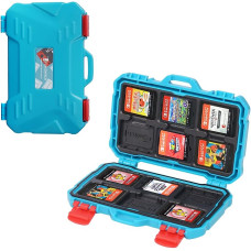 Защитный противоударный чехол Lynca KH10S для игровых карт Nintendo Switch и NS NX Hard Shell (голубой)