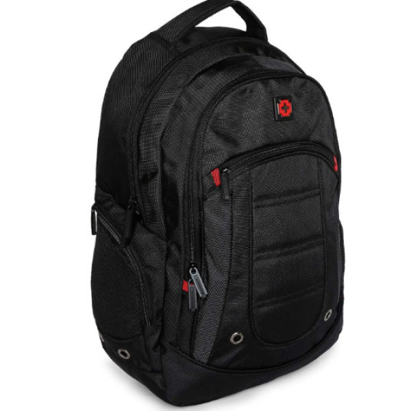 Міський рюкзак Swissbrand Ribe 20 чорний (SWB_BLRIB001U)