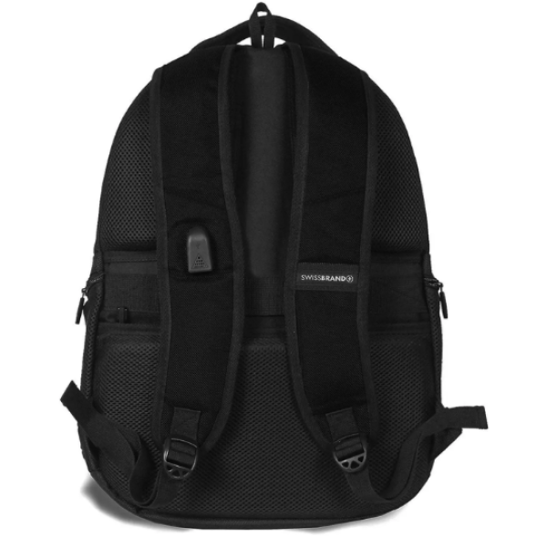 Міський рюкзак Swissbrand Ribe 20 чорний (SWB_BLRIB001U)