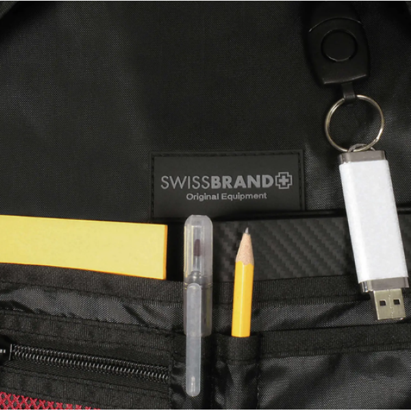 Міський рюкзак Swissbrand Ribe 20 чорний (SWB_BLRIB001U)