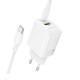 Сетевое зарядное устройство с кабелем BOROFONE BN27 Fuente PD20W+QC3.0 charger set (C to C) (EU) White
