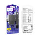 Сетевое зарядное устройство с кабелем HOCO CS25A Rico PD20W+QC3.0 charger set (C to C) Black