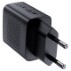 Сетевое зарядное устройство с кабелем ACEFAST A82 PD20W GaN single USB-C charger set (P5) (EU) Black
